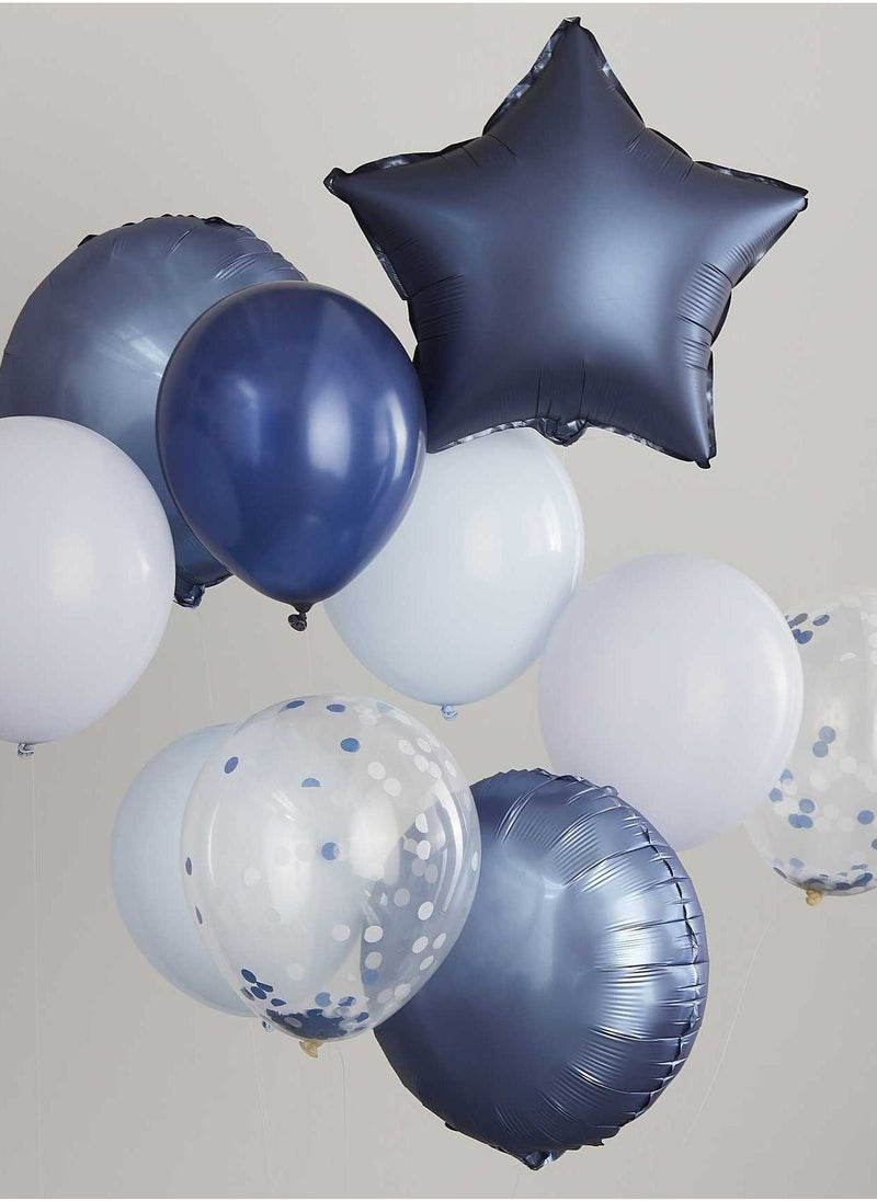 Ginger Ray Balloon Bundle - Blue - Image 1