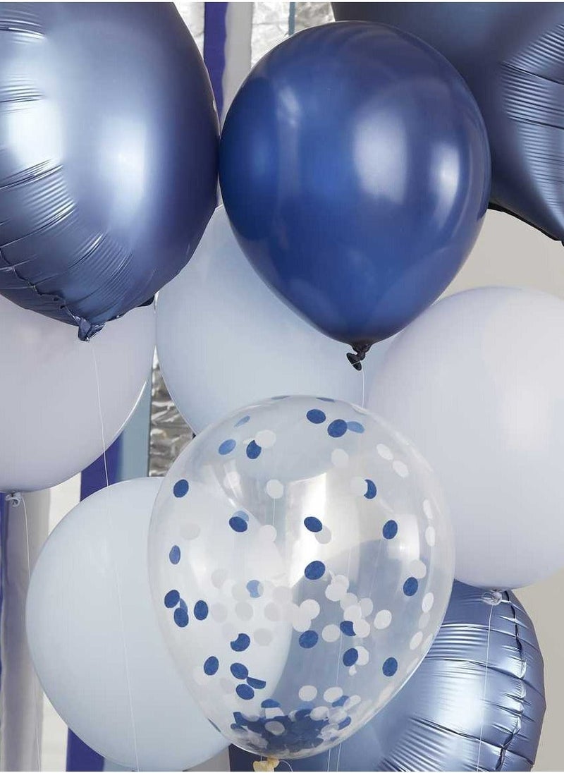 Ginger Ray Balloon Bundle - Blue - Image 2