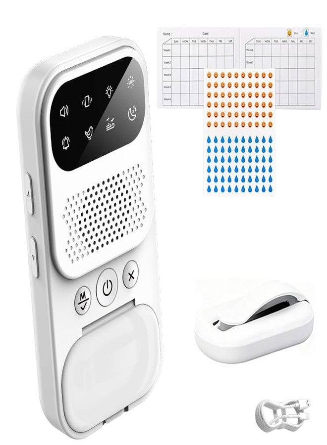 New Wireless Bedwetting Alarm for Children and Seniors, USB-C Rechargeable with 8 Working Modes, Compact & Comfortable Wireless Sensor-Bed Wetting Alarm for Boys and Girls - Image 1