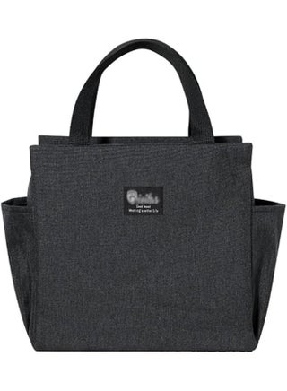 Lunch Bag Tote Cooler Insulated Lunch Box for Women and Men Large Capacity Lunch Tote Bag Reusable Waterproof Bento Bag for Work Picnic 25cmx25cm (Black) - pzsku/Z5ECEA5E978537F711BE4Z/45/_/1730289420/f2a372e4-ebde-42f8-8920-93da43f9cbc2