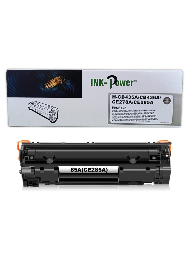 محبرة 285A تعمل على الطابعات التالية Toner-Tank P1102 P1102w M1212nf P1109w M1217nfw MF3010 1102 - Image 1