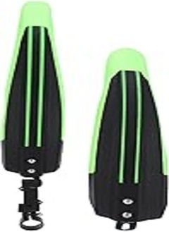 Generic Generic Adjustable road mountain bike bicycle cycling tire front/rear mud guards fenders set (green, cm010b) 