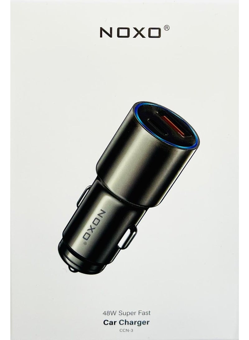 NOXO 48W SUPER FAST CAR CHARGER - Image 1