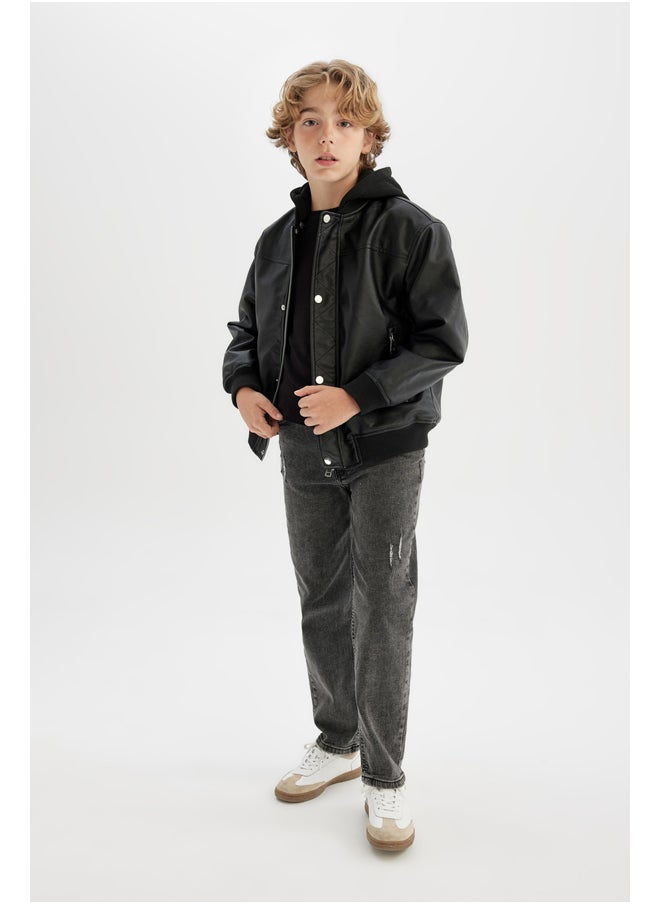 Boy Oversize Fit Bomber Long Sleeve Coat - pzsku/Z5ECEEF9F41FA8AEB308FZ/45/_/1723976001/2b815817-d798-44ce-b8a9-9e7cf7faae85