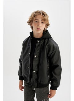 DeFacto Boy Oversize Fit Bomber Long Sleeve Coat  - Image 5