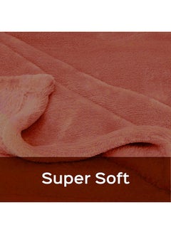 AMICA Pet Blanket For Large Small Dogs And Cats - Solid Plush Flannel Silky Soft Fleece - 35" X 45", Brown Size - Medium  - Image 4