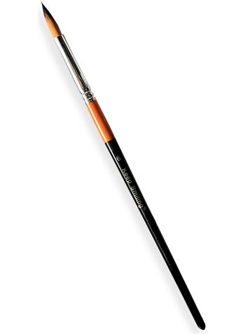 Watercolor Brush Round Tip No: 6 - Short Handle