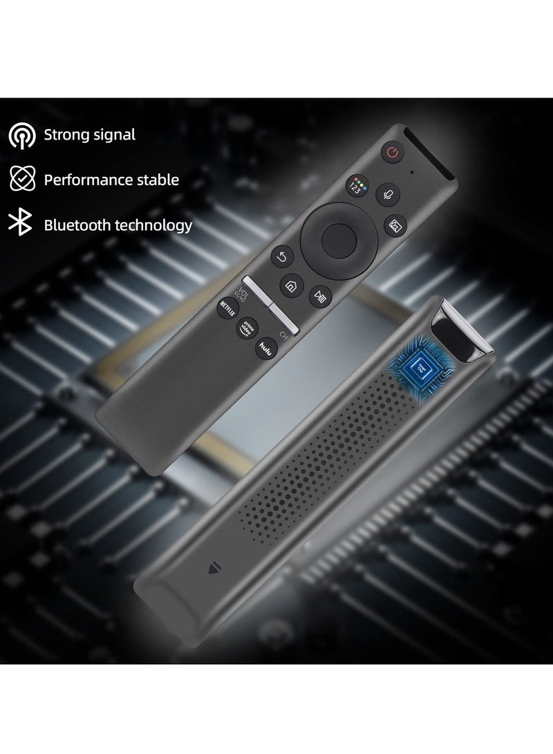 Universal Voice Remote Control for Samsung Smart TV LED QLED 4K 8K UHD Crystal Frame HDR Curved Smart TVs, with Shortcut Buttons for Netflix, Prime Video, Hulu - Image 5