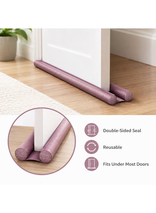 vsell24 1PC Twin Draft Guard Under Door Draft Stopper, Double-Sided Door Seal Blocker - Image 1