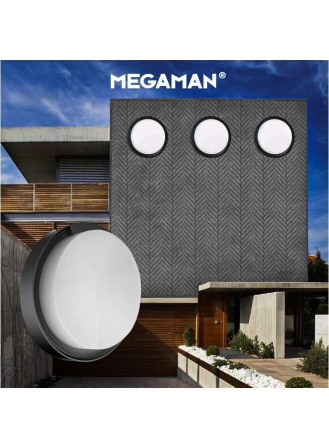 Megaman Bulkhead LED Light Round 20W ZDL1110-Y - Daylight (6500K) - Image 1