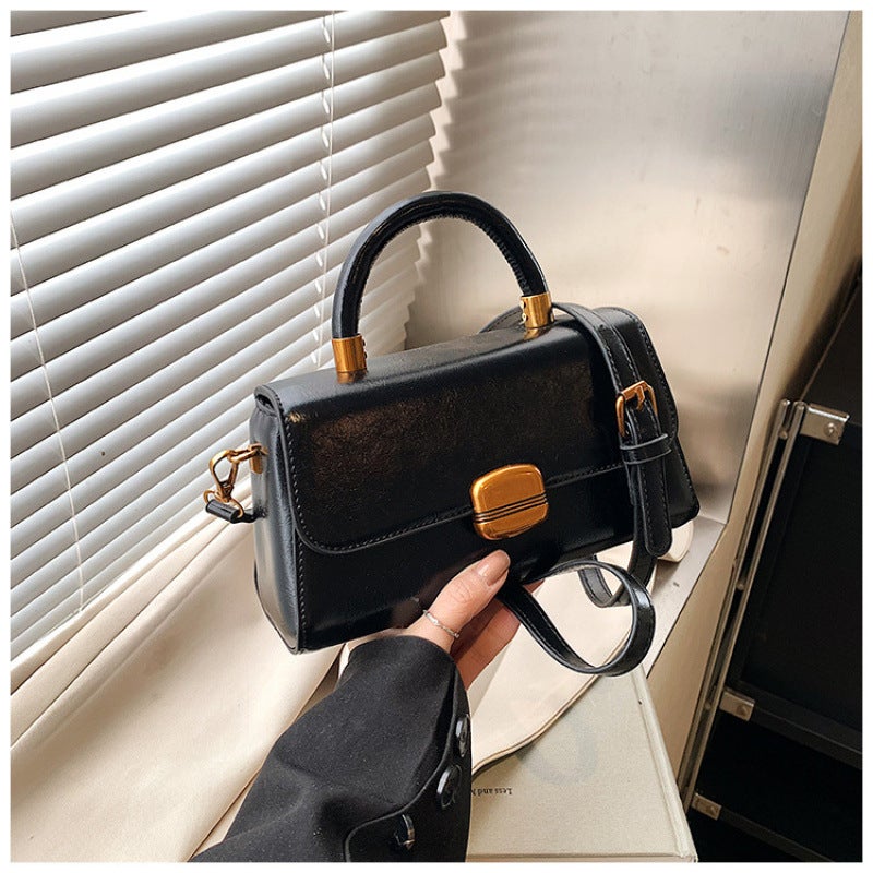 Women'S Bags Trendy Texture Fashion Retro Shoulder Crossbody Bag Small Square Bag - Image 1