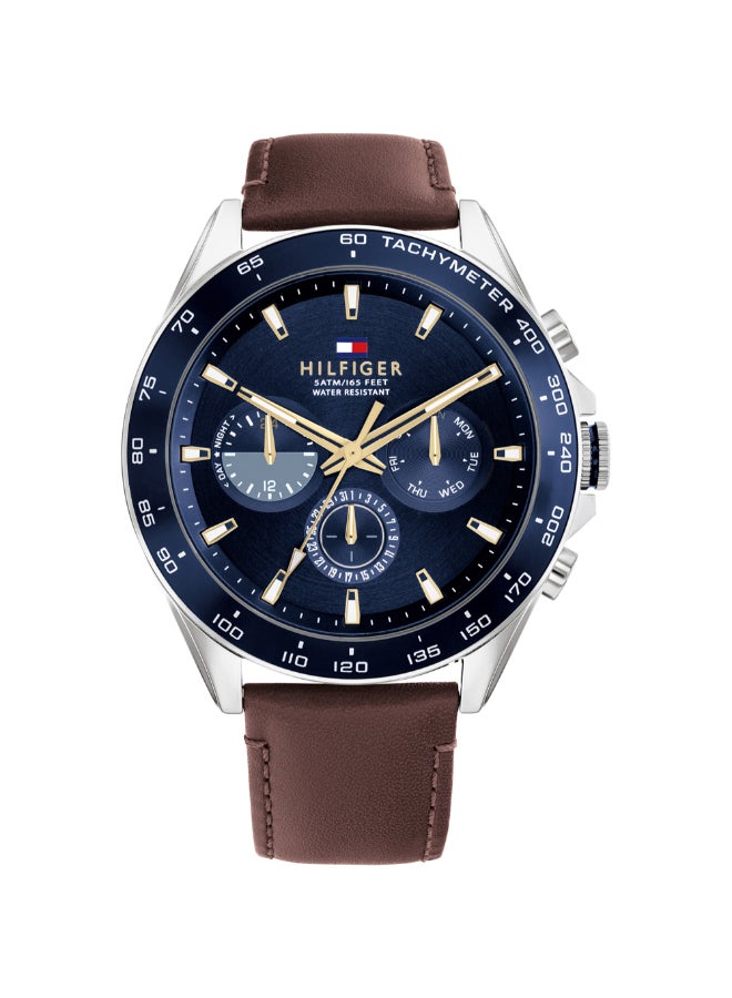 TOMMY HILFIGER Men's Blue Dial Analog Quartz Watch 40 mm -  1791965 