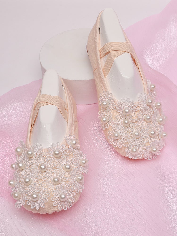 Girls Dance Shoes Soft Sole Practice Shoes Kidsren''s Ballet Shoes Baby Dance Cute Stage Performance Cat Claw 8017 - Image 5
