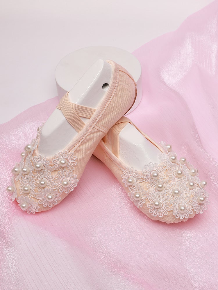 Girls Dance Shoes Soft Sole Practice Shoes Kidsren''s Ballet Shoes Baby Dance Cute Stage Performance Cat Claw 8017 - Image 4