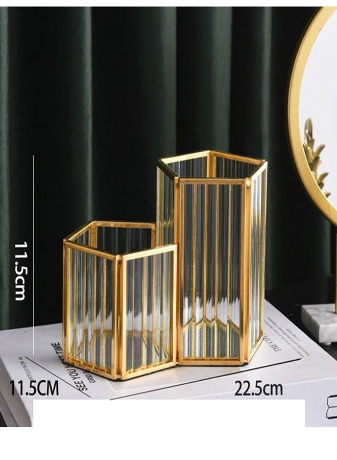 fashionhome 1 Piece Multipurpose Use Luxury Plastic Crystal Storage Box Cosmetic Holder Desktop Organizer Box  - Image 3