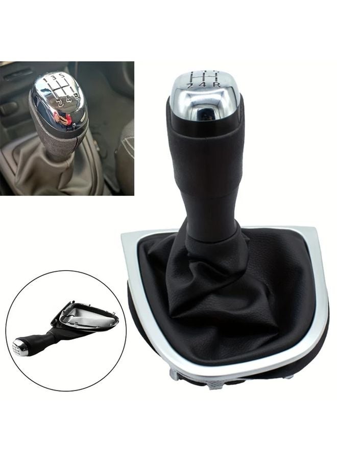 Renault Clio 4 MK4 Manual Gear Shift Knob Head 5 Speed As Shown Color Dust Cover - Image 1