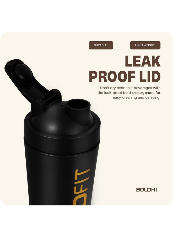 BOLDFIT زجاجة خلط جيم بولدفِت 700 مل، زجاجات خلط لمشروبات البروتين 100% ضمان عدم التسرب زجاجة خلط/شرب، مثالية للبروتين، قبل التمرين و BCAAs والماء مادة خالية من BPA - Image 4