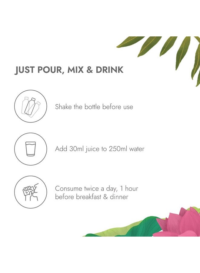 Kapiva عصير كابيفا للحصول على وزن مثالي - إدارة وزن صحية من خلال 12 عشبة هندية تساعد في الأيض والهضم - 1 لتر - Image 5