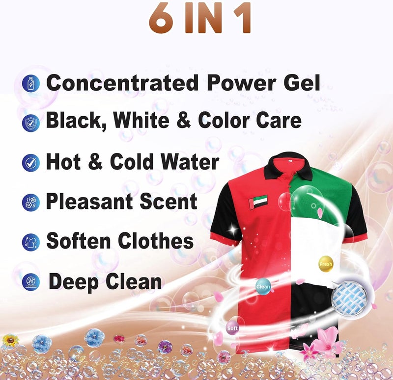 ECOLYTE+ سائل منظف الملابس - عود الصباح، 2 لتر - Image 5