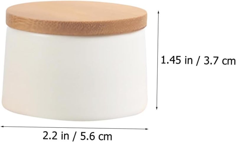 Ceramic Face Cream Jar with Matte Lid 20G Small Lotion Container Refillable Sub-Packing Bottle for Home Beauty Supplies - Image 2