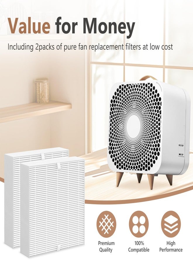 XBWW 2 Packs Replacement Filter Compatible with Blueair Blue Pure Fan Auto - Image 3
