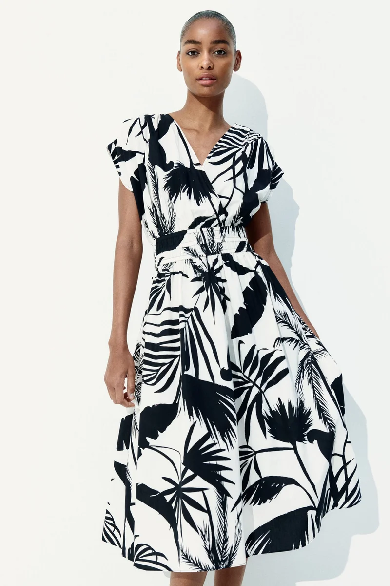 H&M Smock-waisted cotton dress