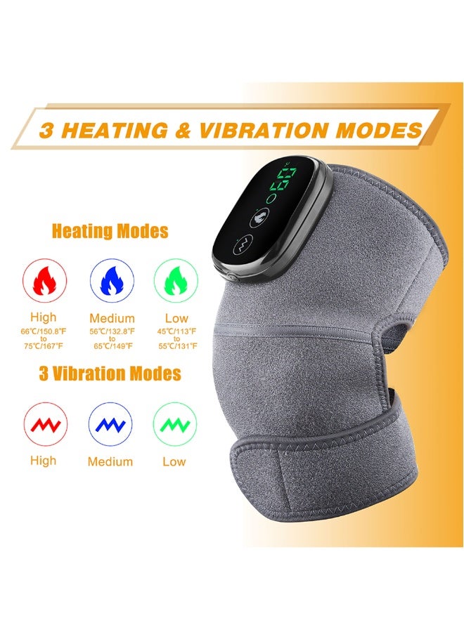 Electric Heating Therapy Knee Massager Shoulder Physiotherapy Leg Arthritis Elbow Joint Pain Relief Warm Knee Pad Brace Massage - Image 4