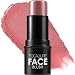 FOCALLURE Cream Blush MakeupBuildable Blush Stick for CheeksMatte and Dewy FinishLong WearingEasy ApplicationLightweight Multi StickROSE MARBLE - Image 2