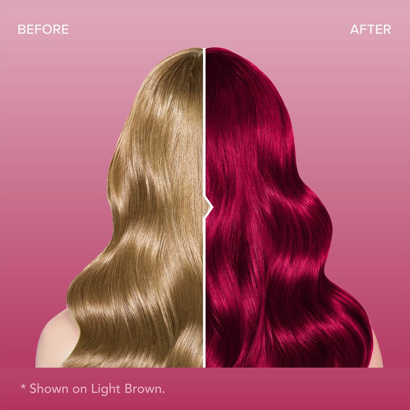 Splat Vegan and Cruelty-Free Semi-Permanent Hair Color Dye (6 Fl Oz, MIDNIGHT RUBY) - Image 5
