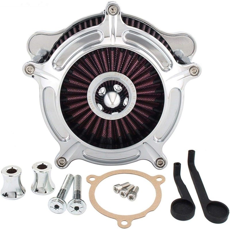 QASULER Motorcycle Air Filter for Harley Models - Image 1