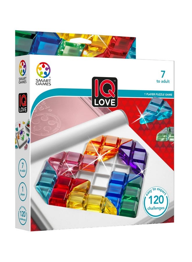 SmartGames Iq Love Travel Puzzle Game With 120 Challenges For Ages 7 - Adult - Image 2