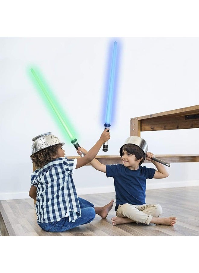 YelaJoy Flashing Lightsaber, Durable Laser Double Sword Light Saber, Lightstick Cosplay, Toys Sound and Seven Color Adjustment, Can Be Spliced, For Boys Girls Gift, Multicoloured  - Image 5
