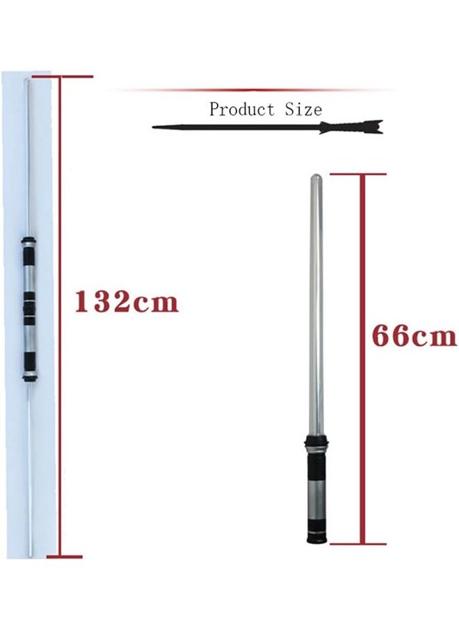 YelaJoy Flashing Lightsaber, Durable Laser Double Sword Light Saber, Lightstick Cosplay, Toys Sound and Seven Color Adjustment, Can Be Spliced, For Boys Girls Gift, Multicoloured  - Image 3