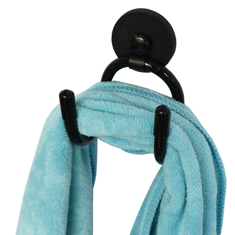 YYST MINI Magnetic Towel Hook Hanger Rack for Kitchen DishSports Hand Gym etc Hold up to 05 Lb No Towels Included 1