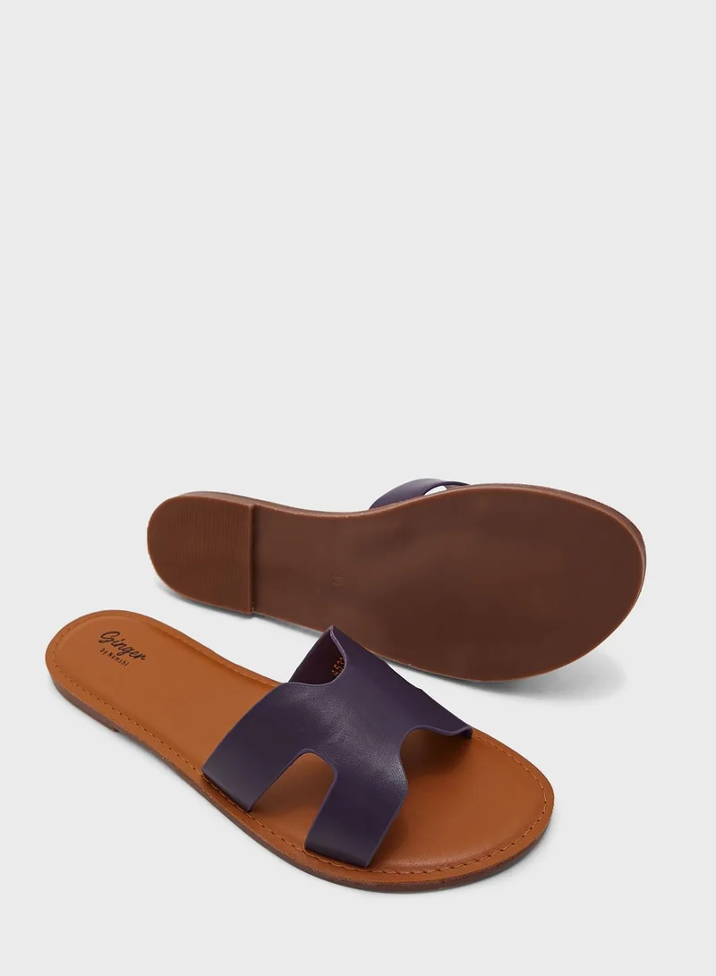Ginger Casual Flat Sandal