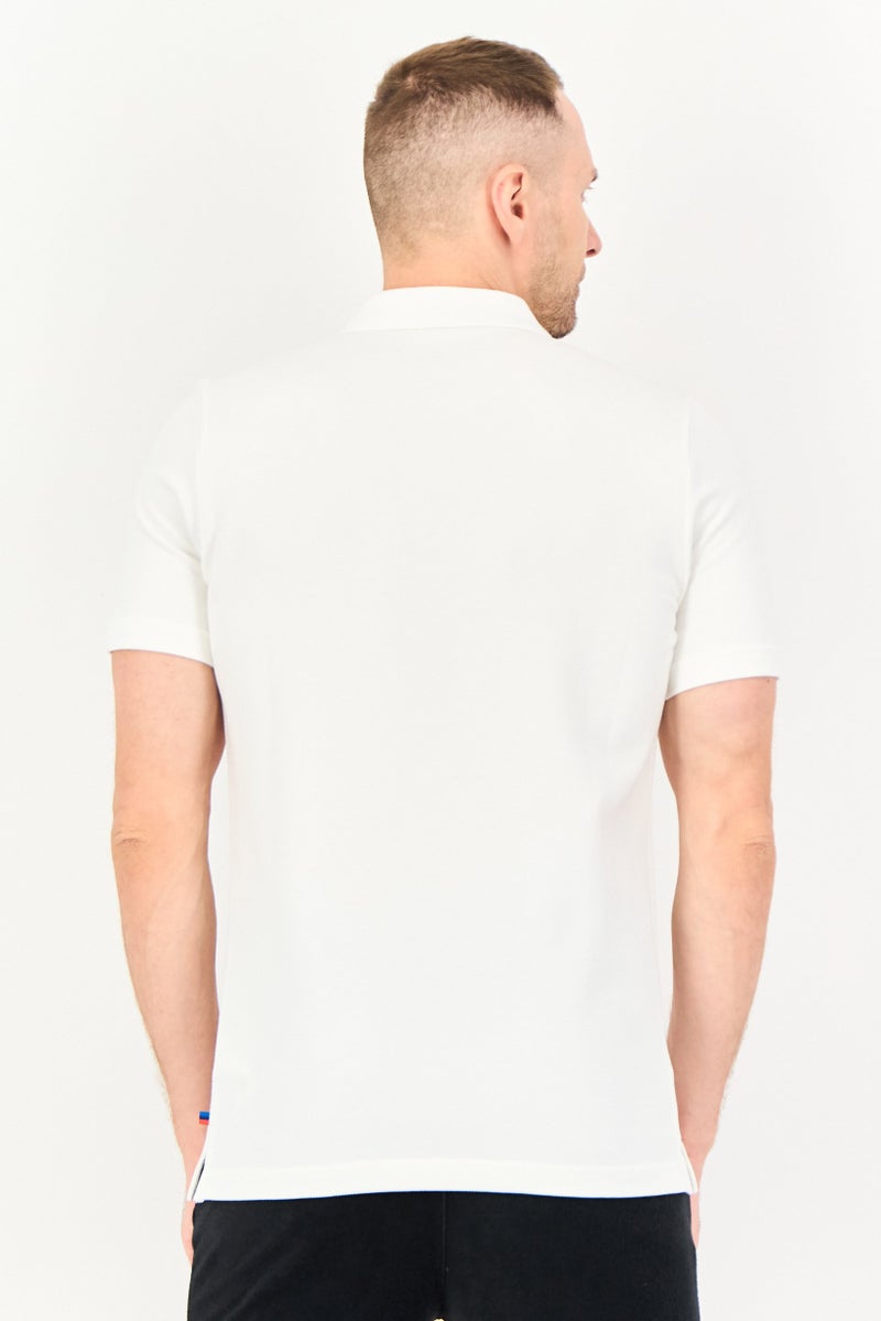 BMW Motorsport Men BMW Motorsport Sportswear Fit Short Sleeve Training Polo Shirt, White - Image 2