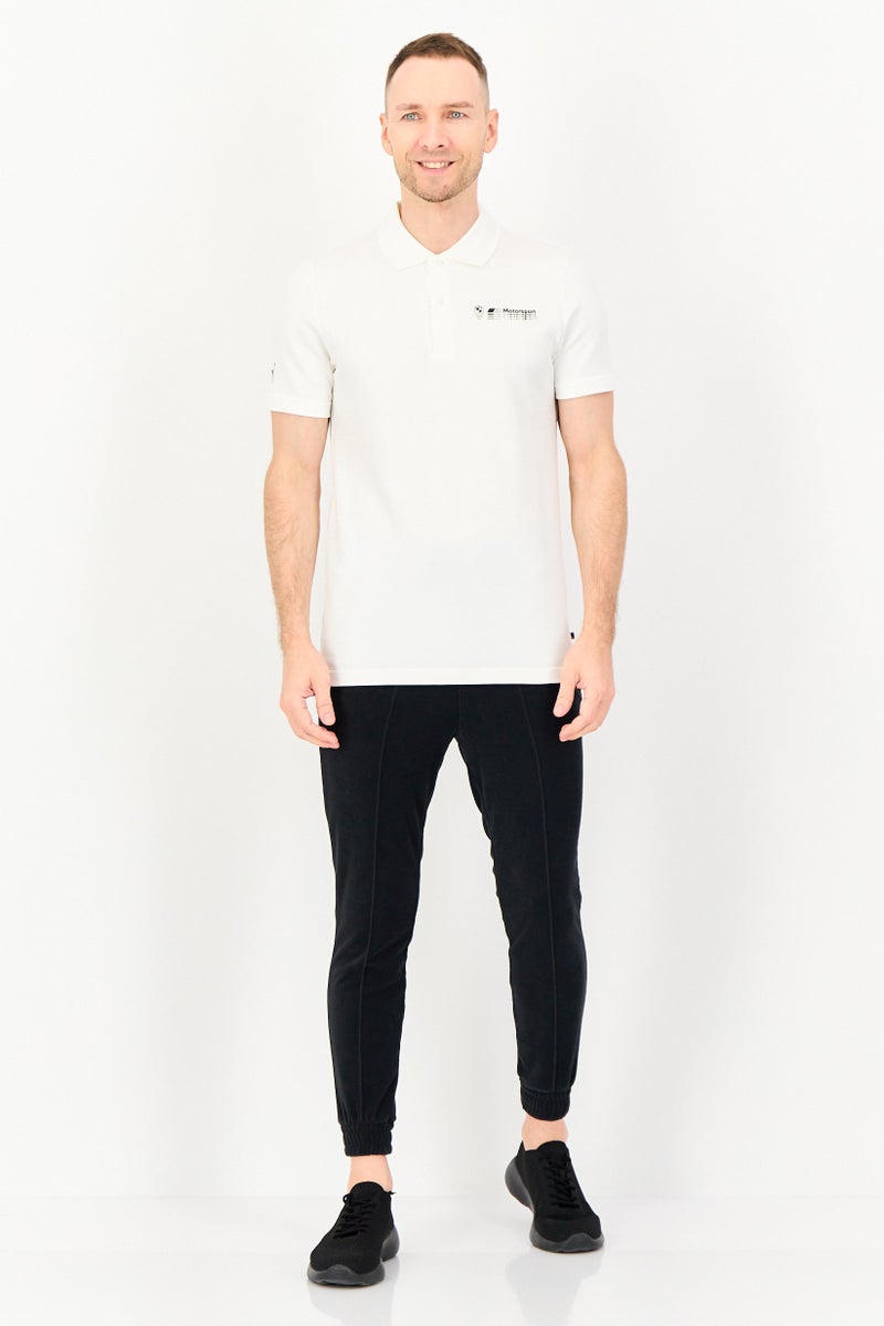 BMW Motorsport Men BMW Motorsport Sportswear Fit Short Sleeve Training Polo Shirt, White - Image 4