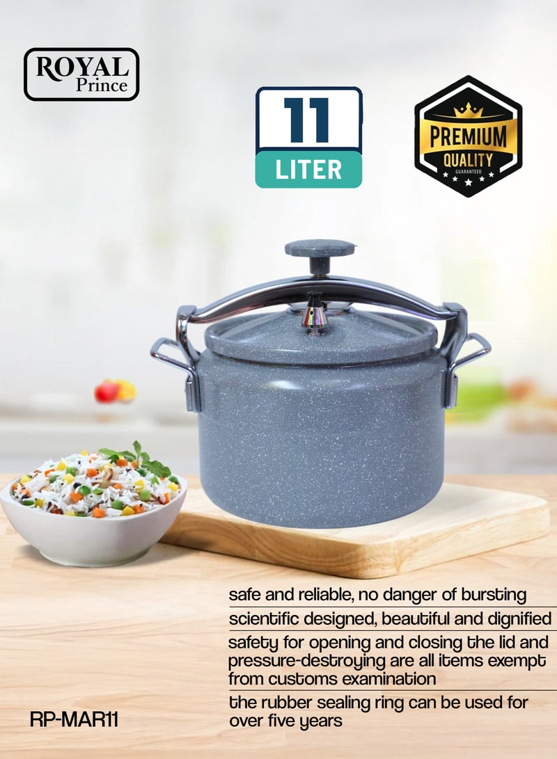 الأمير الملكي قدر ضغط رويال برينس مطلي بالرخام سعة 11 لترًا - RP-MAR11 - Image 2