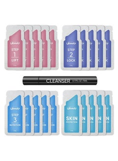 Libeauty Brow Lamination Kit Lash Lift Kit Lasting 8 Weeks Sachet Disposable Upgraded Version Curling Perming Wave Lotion & Liquid Set Home Perm Kit