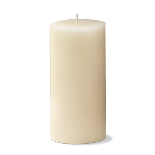TAG Chapel 3X6 Ivory Pillar Paraffin Wax Candle Unscented Drip-Free Long Burning 85 Hours for Home Decor Wedding Parties 3x6 Ivory - Image 2