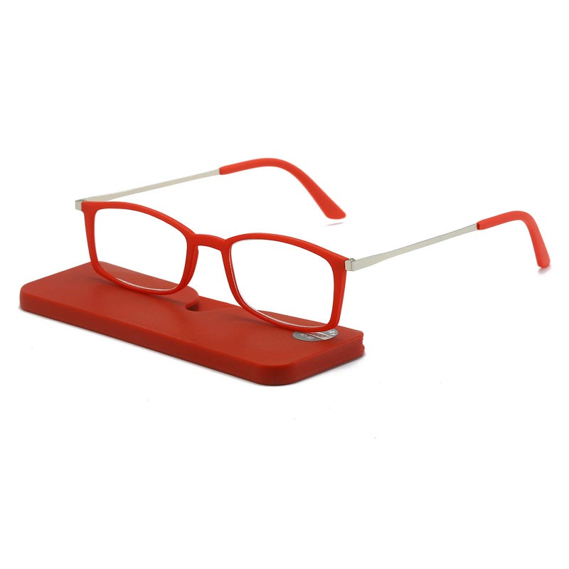 KoKoBin Ultrathin antiblue reading glasses antiglare glassesRed 100