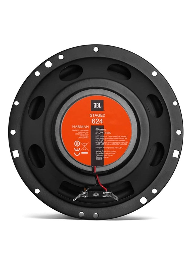 JBL - Original JBL circular Stage3 627F with high-definition sound and powerful performance for an unparalleled audio experience while driving - Image 1