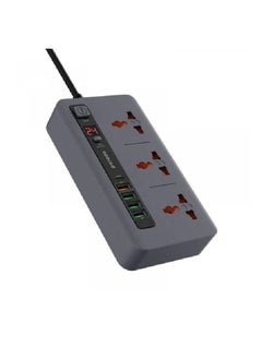 porodo Porodo Multi-Port Power HUB 4 USB-A and 1 USB-C 2m Ultimate Home & Office Kit  - Image 3