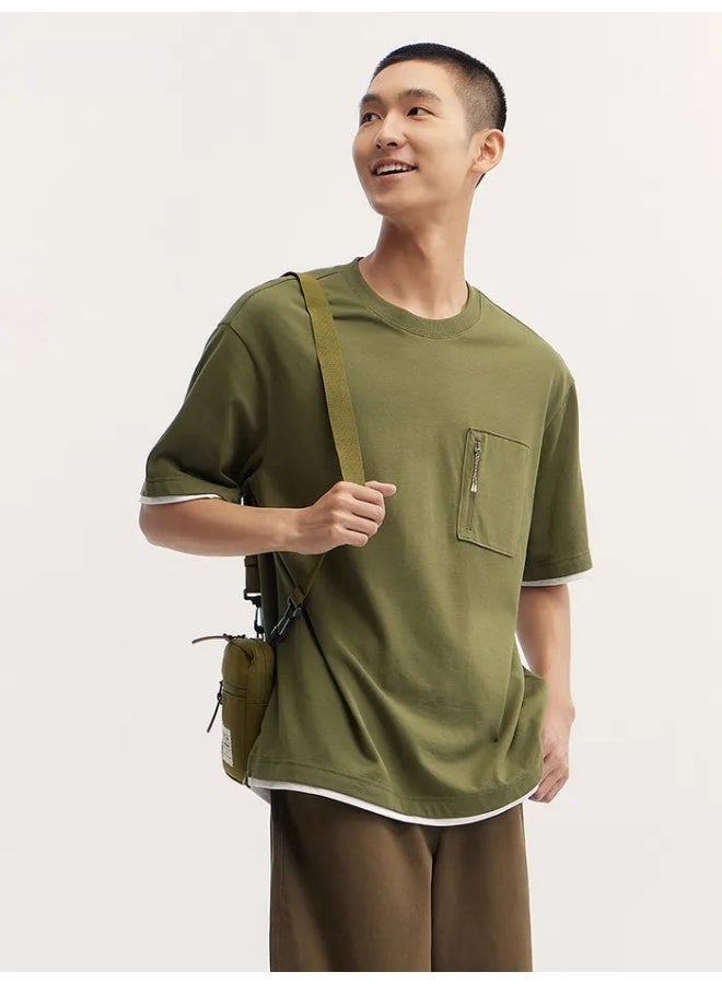 SEMIR Men's T-Shirt With Zipper Pocket - Image 2