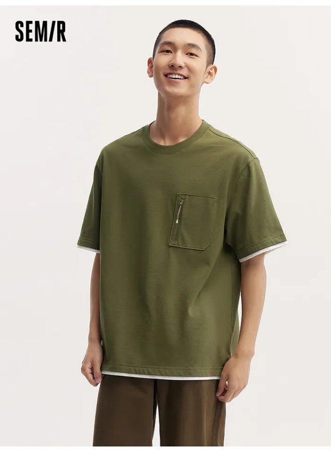 SEMIR Men's T-Shirt With Zipper Pocket - Image 1