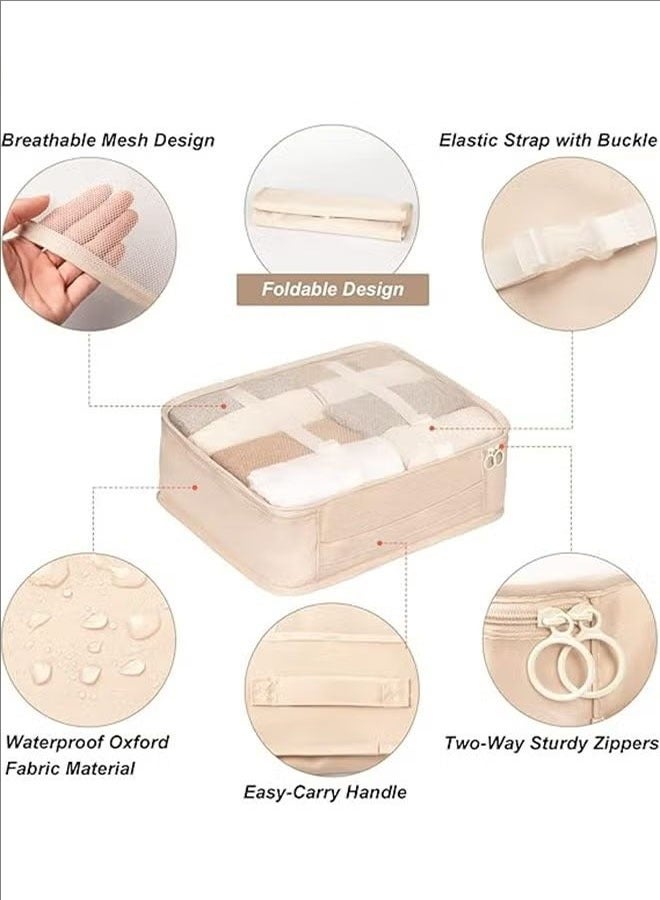 بلومنغ تايم سبعة أكياس تخزين السفر ، أكياس قابلة للطي ، غسل ، ماكياج ، الملابس ، الأحذية ، أكياس التخزين الرقمية ، الرباط الأمتعة ، حقائب السفر - Image 5