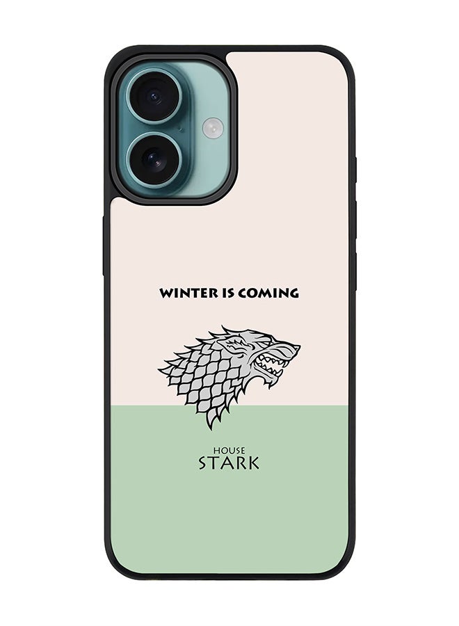 Stylizedd For iPhone 16 Case [Compatible with MagSafe] Slim Magnetic cover Phone Case iPhone 16 -GOT House Stark  - Image 1