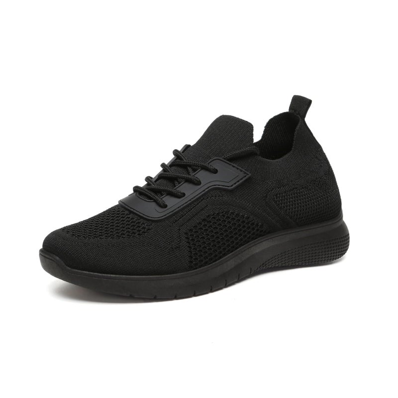 JIOJIT Sneakers for Women Walking Shoes Casual Lightweight Breathable Tennis Shoes Non Slip Work Shopping Travel (Black/TPU 8) - Image 1