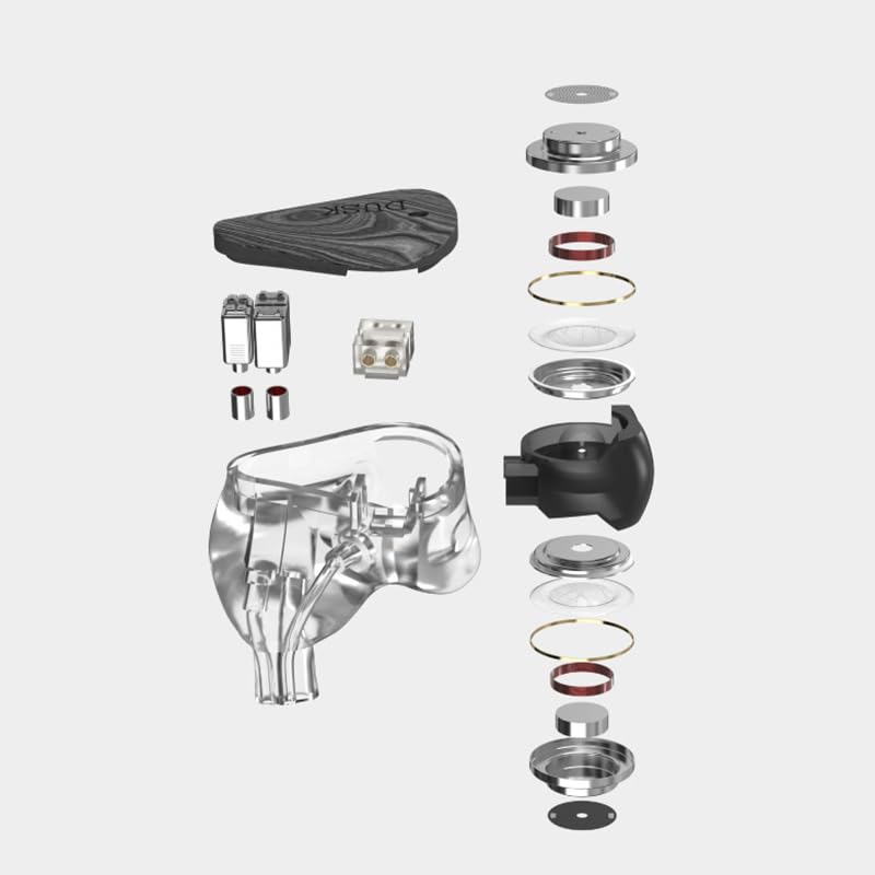 Moondrop x Crinacle Dusk 2DD+2BA+2Planar in-Ear Headphone with 0.78 2 Pin 3.5mm/DSP Replaceable Cables - Image 5