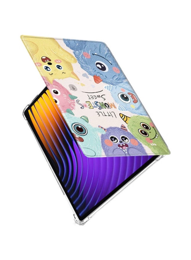 Shell Sister Suitable For Xiaomi Pad 7/7 Pro Protective Case 11.2 Inch Model Xiaomi Tablet Protective Shell Office Cartoon Cute Full Package Smart Sleep Anti-Fall Case - Image 3